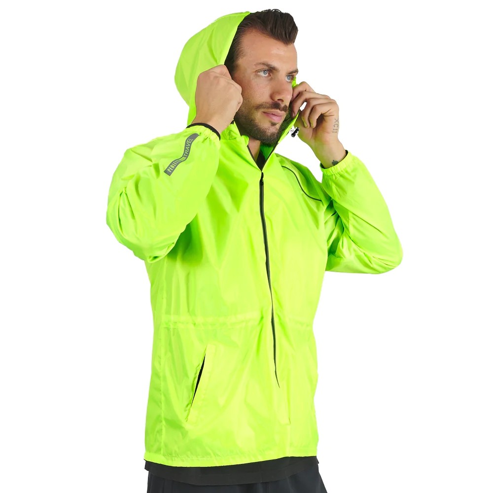 Вітровка чоловіча Perletti Windbreaker зі світловідбиваючими еламентами та чохлом