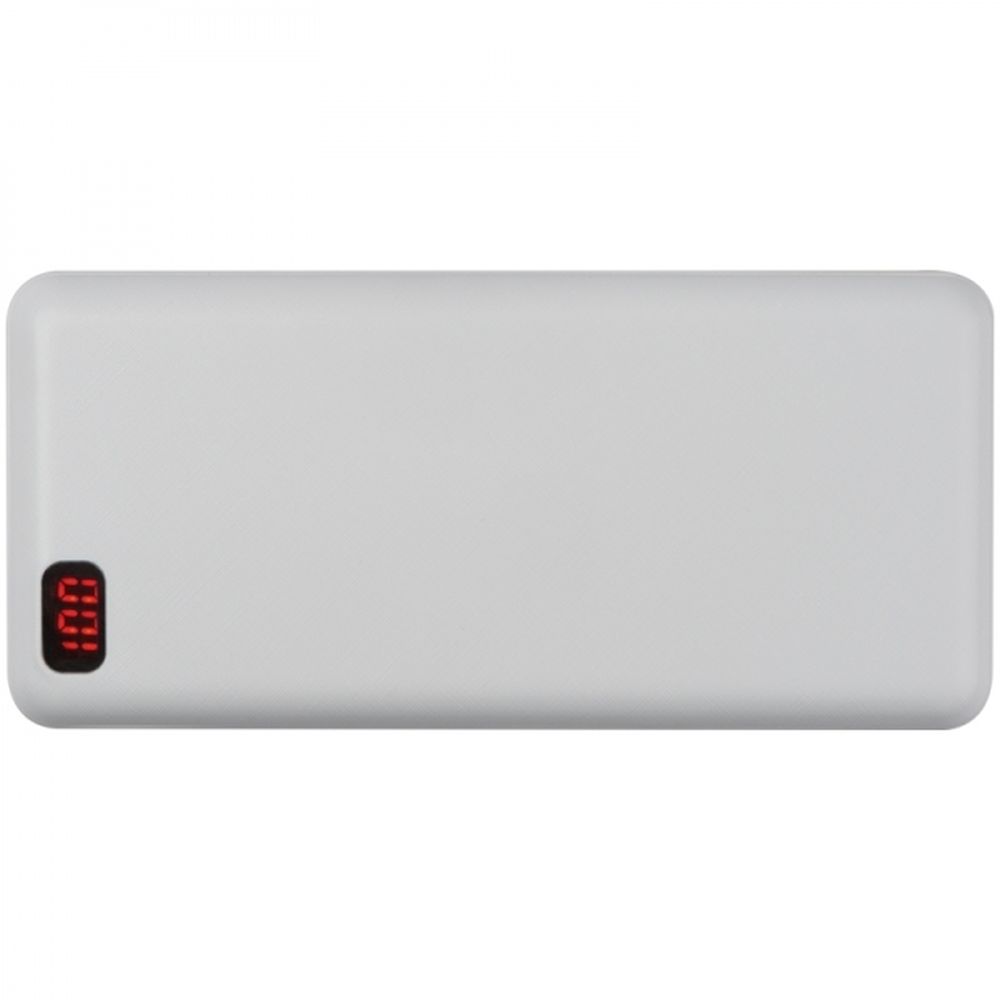 Повербанк 20000 mAh, 2 порта USB, цифровий дисплей