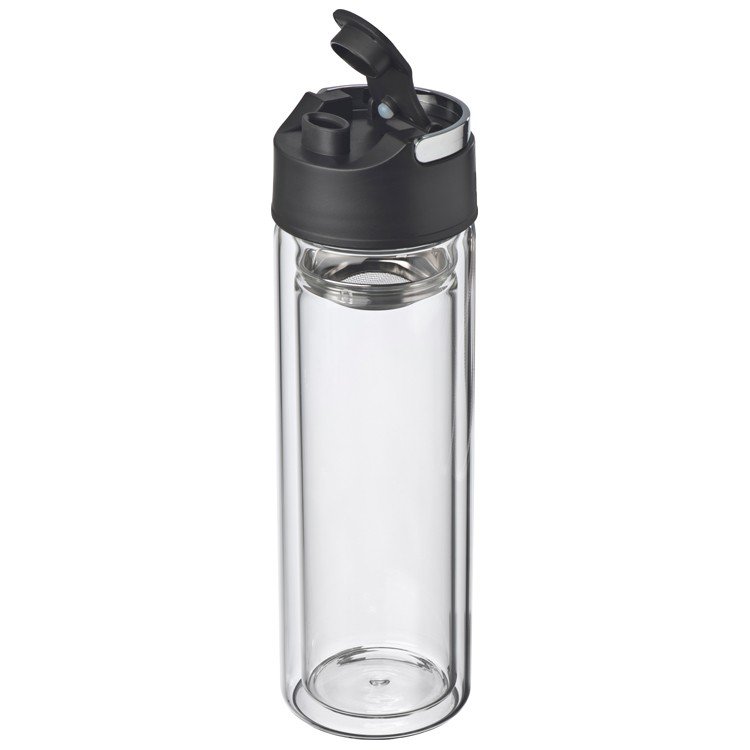 Пляшка для води Mсollection Glassy, 550 мл, скляна