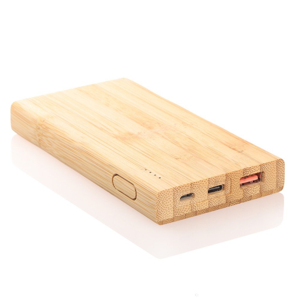 Повербанк 8000 mAh B'RIGHT бамбуковий