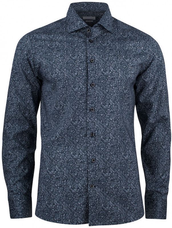 Сорочка з візерунком пейслі INDIGO BOW 37 SLIM