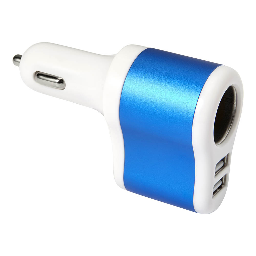 Автомобильное зарядное устройство 2 порта USB 2.0 + разветвитель