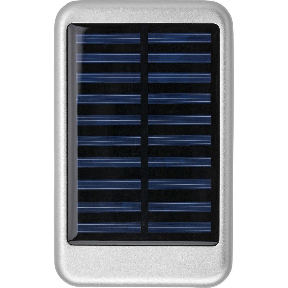 Повербанк 4000mAh, сонячна зарядка з синіми діодами