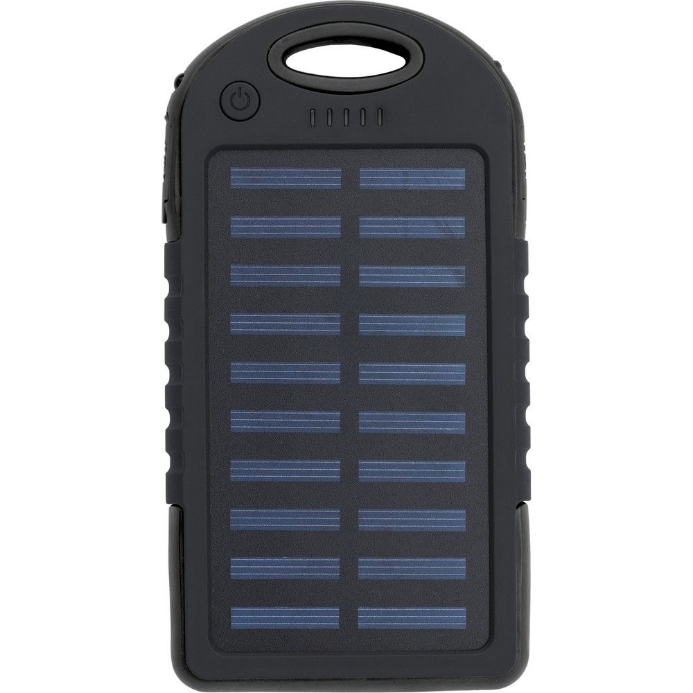 Повербанк 4000mAh, сонячна зарядка з зеленими діодами