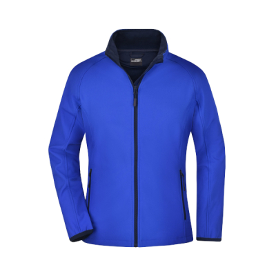 Промо куртка женская Softshell, синий/темно-синий