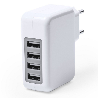Настінне зарядне обладнання з 4 USB-портами 3.1A