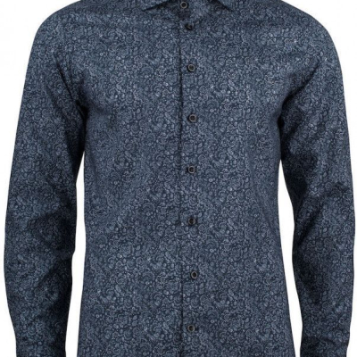 Сорочка з візерунком пейслі INDIGO BOW 37 SLIM