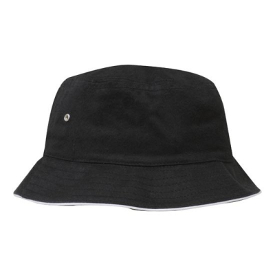 BRUSHED SPORTS TWILL BUCKET HAT