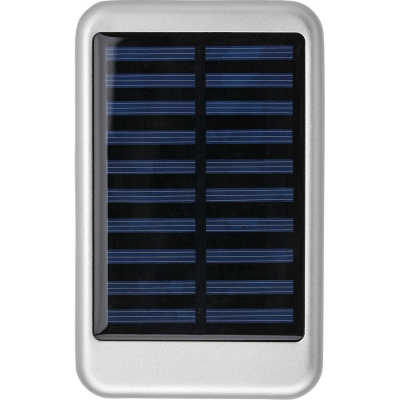 Повербанк 4000mAh, сонячна зарядка з синіми діодами