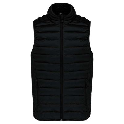 LADIES` LIGHTWEIGHT SLEEVELESS FAKE DOWN JACKET