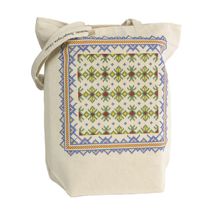 Сумка Орнамент 4 хр, 300 г/м2, бежева