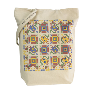 Сумка Орнамент 5 хр, 300 г/м2, бежева