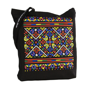 Сумка Орнамент 7 хр, 300 г/м2, чорна